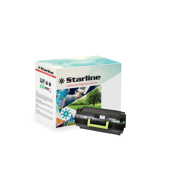 STARLINE - K15636TA - Starline - Toner Ricostruito - per Lexmark - Nero - 52D2H00 - 25.000 pag