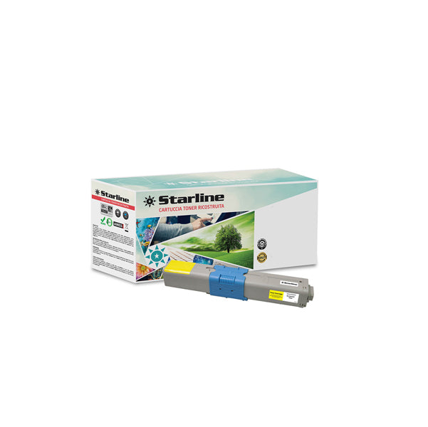 STARLINE - K18020TA - Starline - Toner Ricostruito - per Oki - Giallo - 44973533 - 1.500 pag