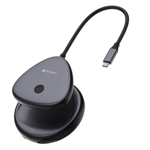 VERBATIM - 32147 - Verbatim Share My Screen 4K_USB-C Wireless Display adapter con Hub WDA-02 - VERB32147 - Conf. da 1 Pz.