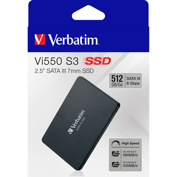 VERBATIM - 49352 - Verbatim - SSD Interno Vi550 SATA III 2.5'' SSD - 49352 - 512GB