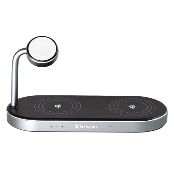 VERBATIM - 49557 - Verbatim - Supporto di ricarica wireless - 3-in-1 - WCS-03