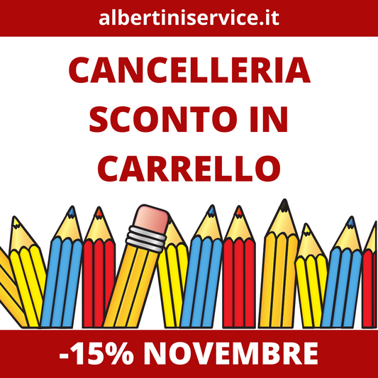 -15% su tutta la cancelleria