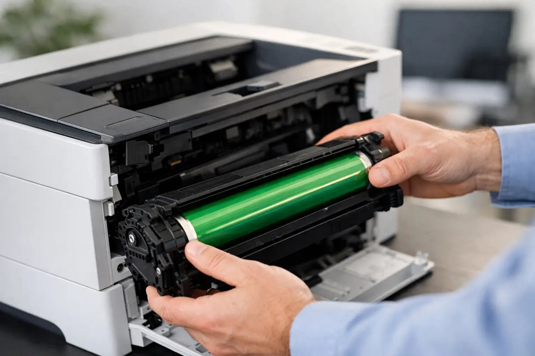 Come sostituire tamburo stampante laser