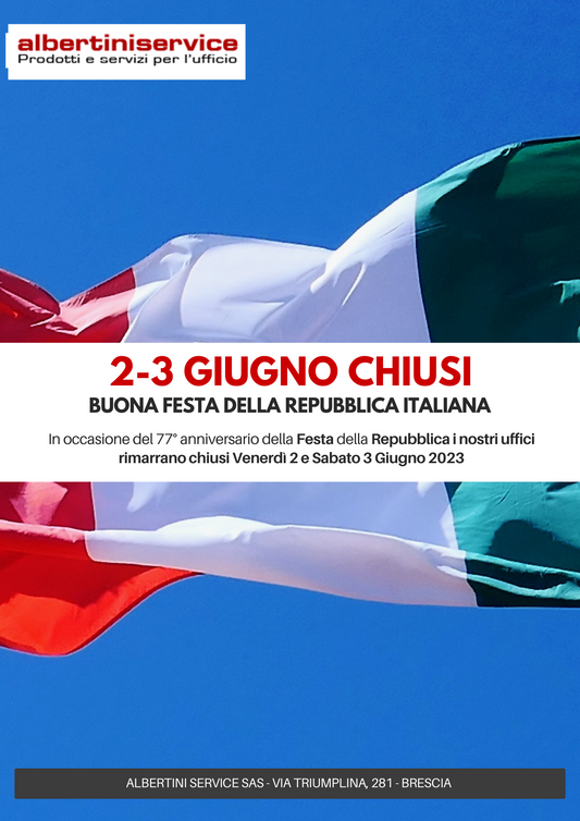 Chiusura uffici festa della Repubblica 2023