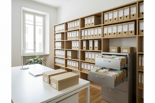 Come organizzare l'archivio cartaceo in ufficio nel 2026