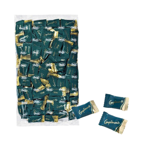 My Sweet Life - ZACLA - Cioccolatini Complimets - cioccolato al latte - busta 1 kg - Zaini - conf. 260 pezzi - 100203 -  Conf. da 1 Pz.