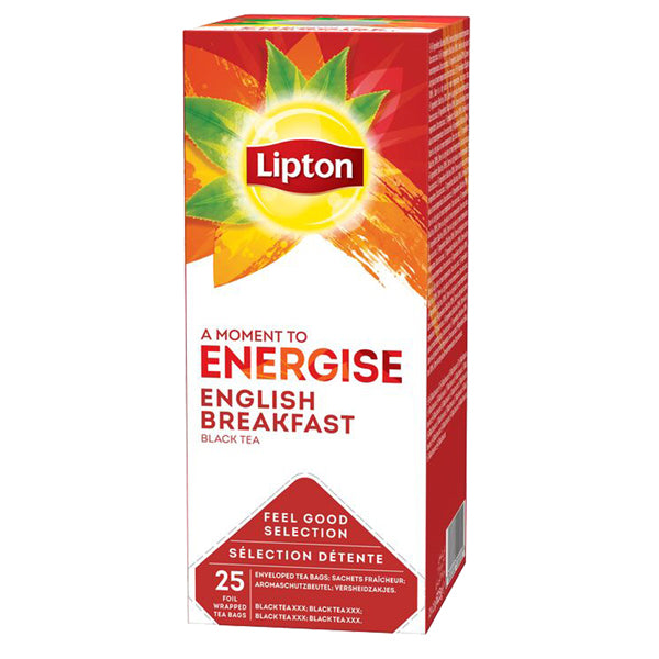 Lipton - 01-0620 - TE' English breakfast - Feel Good Selection -  in filtro - Lipton - conf. 25  pezzi - 100267 -  Conf. da 1 Pz.