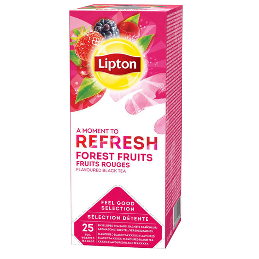 Lipton - 68384216 - TE' nero Frutti di bosco - Feel Good Selection -  in filtro - Lipton - conf. 25  pezzi - 100269 -  Conf. da 1 Pz.