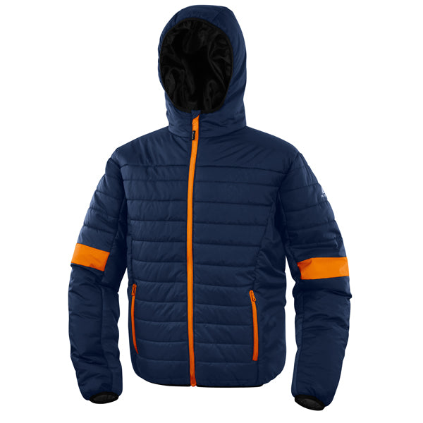 DELTAPLUS - BLOOMBMXG - Piumino imbottito Bloom - taglia XL - PE - blu-arancio - Deltaplus - 100908 -  Conf. da 1 Pz.