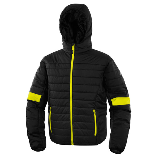 DELTAPLUS - BLOOMNOXG - Piumino imbottito Bloom - taglia XL - PE - nero-giallo - Deltaplus - 100912 -  Conf. da 1 Pz.