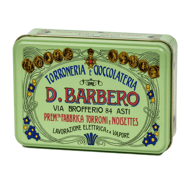 D. Barbero - METR - Scrigno regalo - con torroni ricoperti friabili - 100 gr - metallo - verde - Barbero - 100970 -  Conf. da 1 Pz.