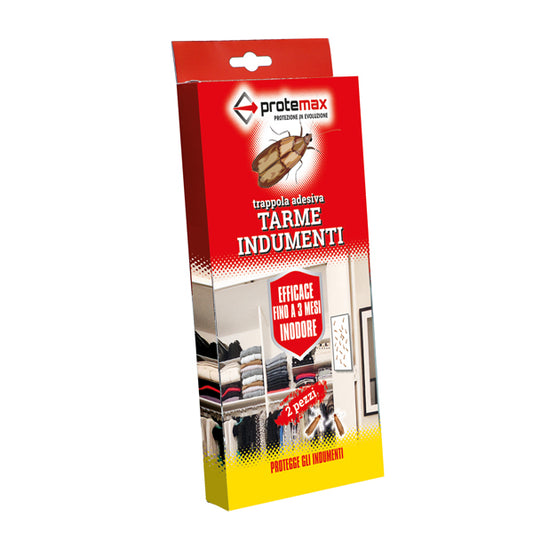 Protemax - PROTE349 - Trappola adesiva per tarme in indumenti - Protemax - blister 2 pezzi - 101959 -  Conf. da 1 Pz.