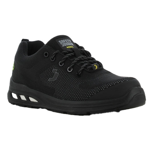Safety Jogger - ECOFITZS1P-BLK-39 - Calzatura bassa da lavoro Ecofitz S1P LOW - numero 39 - maglia riciclata - nero - Safety Jogger - 102145 -  Conf. da 1 Pz.