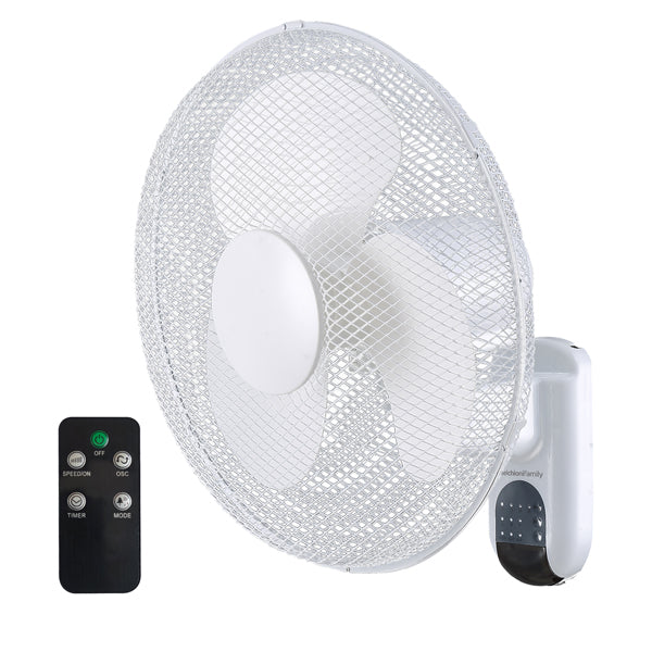 Melchioni Family - 118620059 - Ventilatore WallFan40 - da parete - 40 W - diametro 40 cm - 41,3 x 45,9 x 27,6 cm - Melchioni - 102207 -  Conf. da 1 Pz.