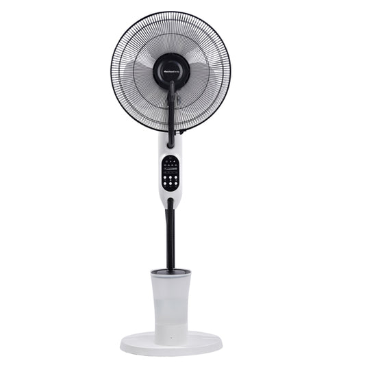 Melchioni Family - 118620065 - Ventilatore Mistic Fan - da terra - con nebulizatore - serbatoio 2,8 L - 80 W - diametro 40 cm - 43 x 40 x 125 cm - Melchioni - 102213 -  Conf. da 1 Pz.