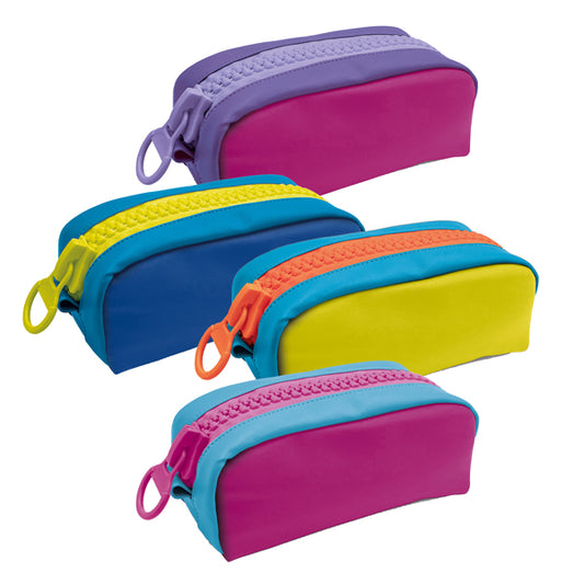 LEBEZ - 81529 - Taschetta Zippy Colors - 22 x 10 x 8 cm - PU - colori assortiti - Lebez - 102277 -  Conf. da 12 Pz.