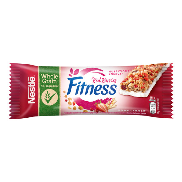 NESTLE' - 12592370 - Barretta fitness frutti rossi - monoporzione da 23,5 gr - NestlE' - 102564 -  Conf. da 24 Pz.