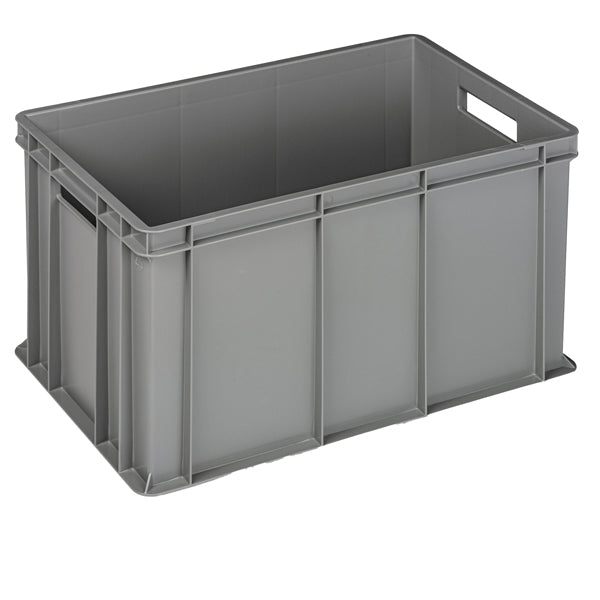 MobilPlastic - 4432-GRI - Cassa industriale Europa - 60 x 40 x 32 cm - 64 L - PP - grigio - Mobil Plastic - 102653 -  Conf. da 1 Pz.