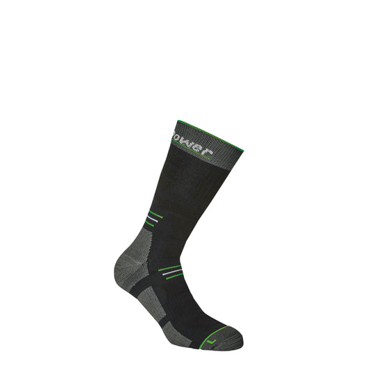 U-Power - SK311VF-M - Calze corte tecniche Blow - taglia M (40-43) - nero-verde fluo - U-Power - conf. 2 paia - 102668 -  Conf. da 1 Pz.