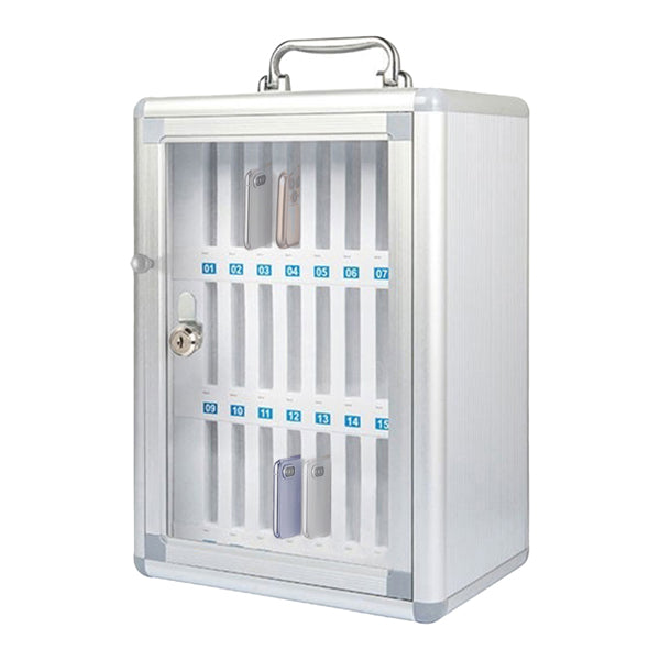 ITERNET - 3448 - Armadietto portacellulare - 24 posti - 26 x 19 x 38,5 cm - grigio - Iternet - 102693 -  Conf. da 1 Pz.