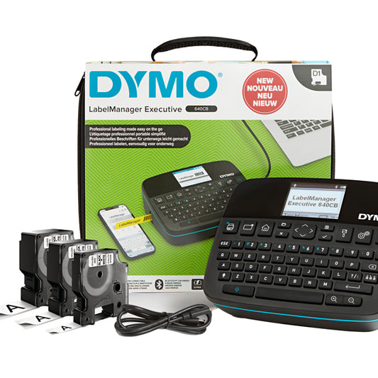 DYMO - 2202121 - Etichettatrice Label Manager Executive 640CB QWY - promo pack - Dymo - 102976 -  Conf. da 1 Pz.