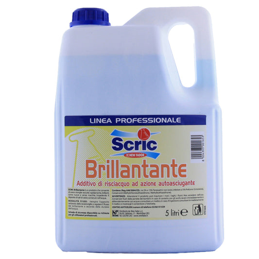 SCRIC - 120604001655 - Brillantante per lavastoviglie - 5 L - Scric - 102988 -  Conf. da 1 Pz.