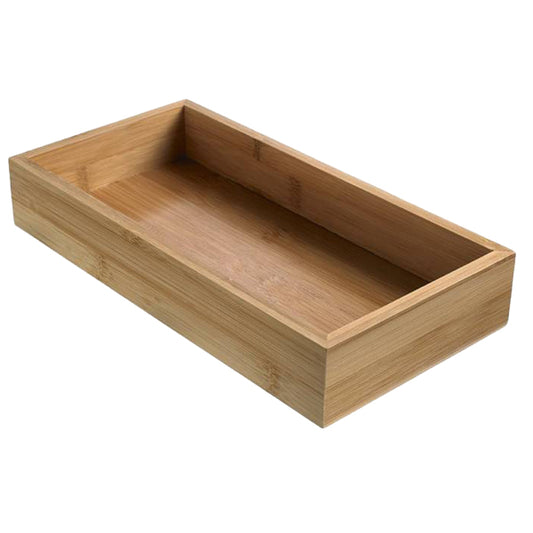 Leone - S4006 - Contenitore buffet - 15,3 x 30,6 x 5 cm - bamboo - naturale - Leone - 103063 -  Conf. da 1 Pz.