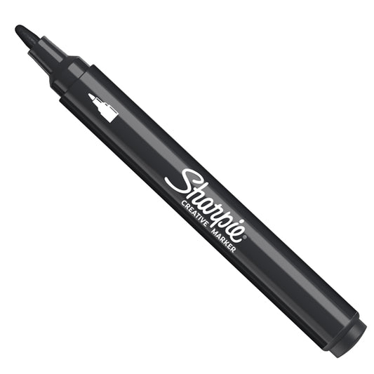 SHARPIE - 2218123 - Marcatore acrilico - punta tonda - nero - Sharpie - 103137 -  Conf. da 6 Pz.