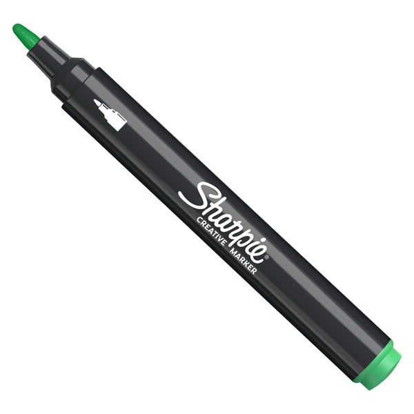 SHARPIE - 2218064 - Marcatore acrilico - punta tonda - verde - Sharpie - 103140 -  Conf. da 6 Pz.
