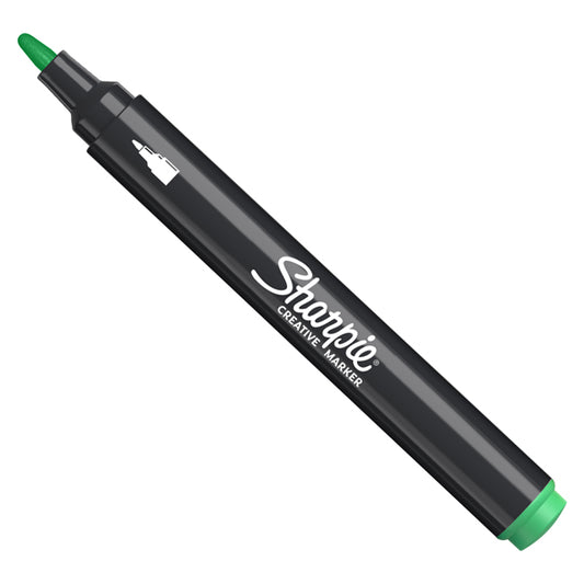 SHARPIE - 2218064 - Marcatore acrilico - punta tonda - verde - Sharpie - 103140 -  Conf. da 6 Pz.