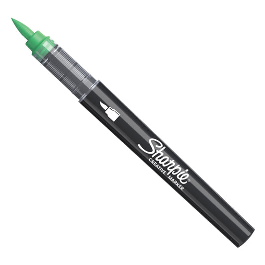 SHARPIE - 2218124 - Marcatore acrilico - punta pennello - verde - Sharpie - 103146 -  Conf. da 6 Pz.