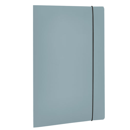 FELLOWES - 100102104 - Cartella 3 lembi con elastico HOLOS - A4 - PP - azzurro - Fellowes - 103162 -  Conf. da 1 Pz.