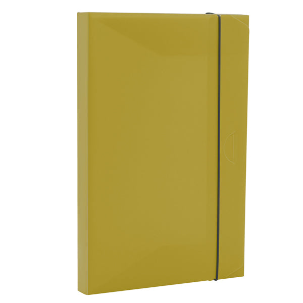FELLOWES - 100102106 - Cartella progetto con elastico HOLOS - 34,5 x 23,5 cm - dorso 3 cm - verde - Fellowes - 103164 -  Conf. da 1 Pz.