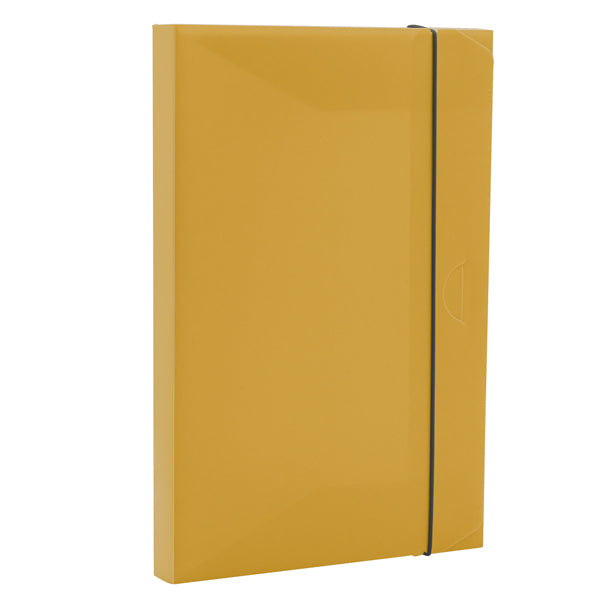 FELLOWES - 100102107 - Cartellina 3 lembi HOLOS - PP - 25 x 35cm - giallo sabbia - Fellowes - 103165 -  Conf. da 1 Pz.