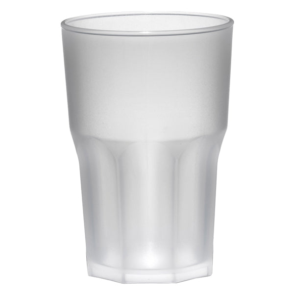 Leone - G2763PP - Bicchiere Granity - 400 ml - PP - satinato - Leone - conf. 5 pezzi - 103250 -  Conf. da 1 Pz.