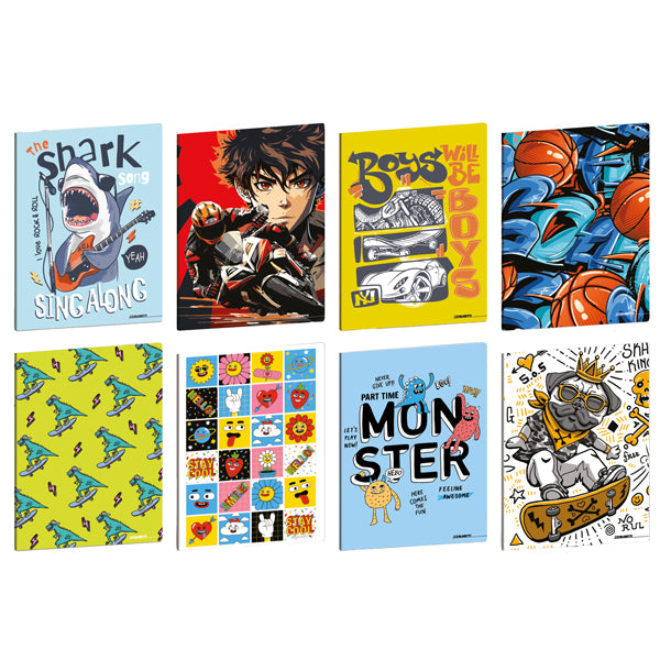 BLASETTI - 8912 - Maxiquaderno Kid Boy - A4 - rigo di 1a - 21 fogli - 80 gr - Blasetti - 103266 -  Conf. da 10 Pz.