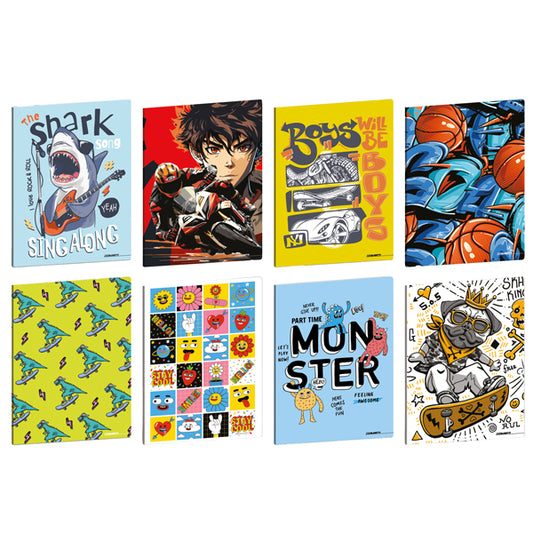 BLASETTI - 8912 - Maxiquaderno Kid Boy - A4 - rigo di 1a - 21 fogli - 80 gr - Blasetti - 103266 -  Conf. da 10 Pz.