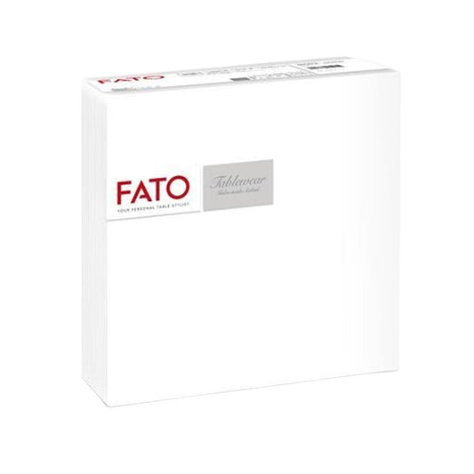 FATO - 88400100 - Tovagliolo linea AirLaid - carta - 40 x 40 cm - bianco - Fato - conf. 50 pezzi - 103413 -  Conf. da 1 Pz.