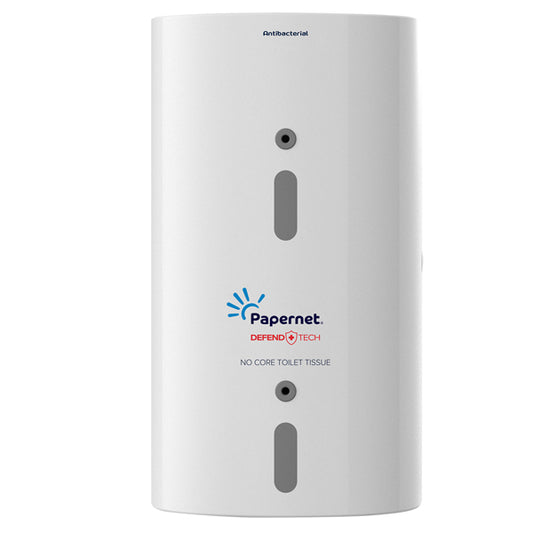 PAPERNET - 421352 - Dispenser carta igienica FullOne - antibatterico - 33,5 x 18,5 x 15,2 cm - bianco - Papernet - 103542 -  Conf. da 1 Pz.