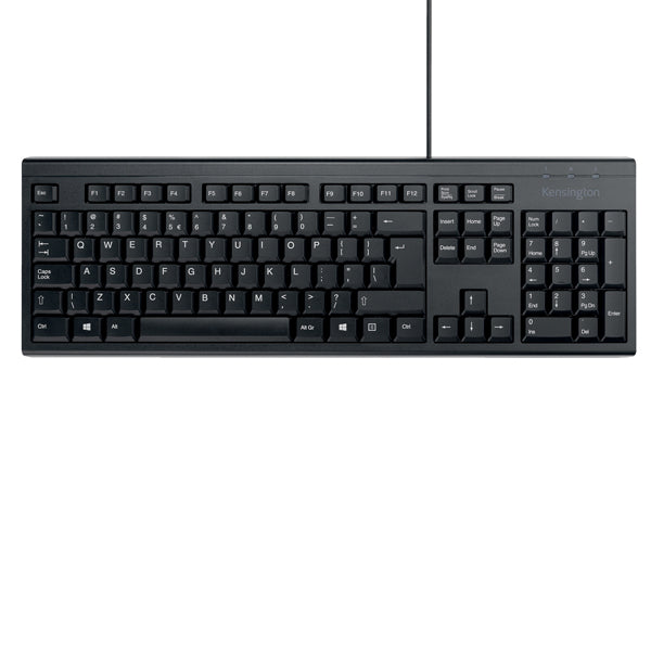 KENSINGTON - K63727IT - Tastiera con filo - KB100 EQ - nero - Kensington - 103567 -  Conf. da 1 Pz.