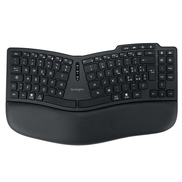 KENSINGTON - K75491IT - Tastiera Ergo wireless ricaricabile - KB675 EQ - nero - Kensington - 103569 -  Conf. da 1 Pz.