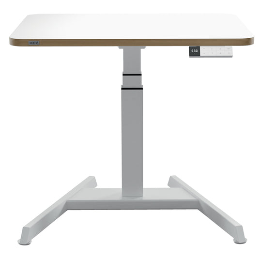 LEITZ - 65340001 - Scrivania Compatta Elettrica Sit-Stand - fissa - 80 x 60 x 65 cm - bianco - Leitz - 103576 -  Conf. da 1 Pz.