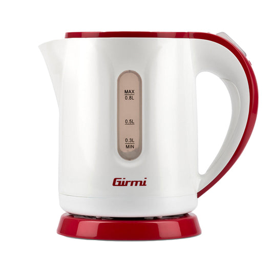 GIRMI - BL1000 - Bollitore elettrico - 800 ml - bianco-rosso - Girmi - 103820 -  Conf. da 1 Pz.