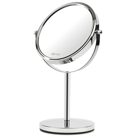 GIRMI - BE0100 - Specchio per trucco - con ingrandimento x3 - diametro specchio 15,5 cm - altezza 32 cm - grigio - Girmi - 103834 -  Conf. da 1 Pz.