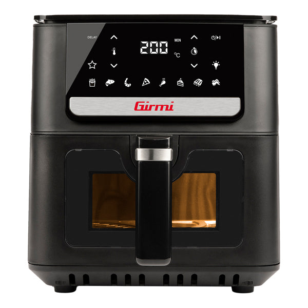 GIRMI - FG8400 - Friggitrice ad aria - a 2 altezze - 6,5 L - 28,5 x 30,5 x 38 cm - nero - Girmi - 103839 -  Conf. da 1 Pz.