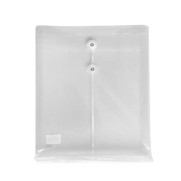LEBEZ - 2553-T - Busta con laccio e soffietto - 25 x 33 cm - PP - trasparente - Lebez - 103898 -  Conf. da 12 Pz.