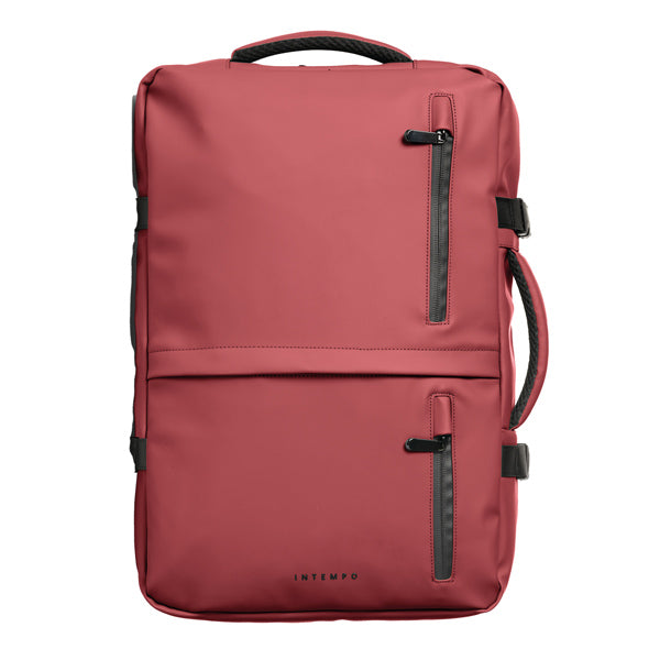 IN TEMPO - 9235DRG30 - Zaino Travel Backpack Drop2Go - 30 x 15 x 45 cm - gomma - bordeaux - In Tempo - 103973 -  Conf. da 1 Pz.