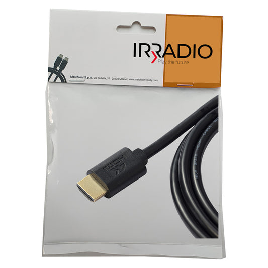 IRRADIO - 149029199 - Cavo HDMI - V1.4b - 4K Ultra HD - serie Silver - 3mt.- Irradio - 103997 -  Conf. da 1 Pz.