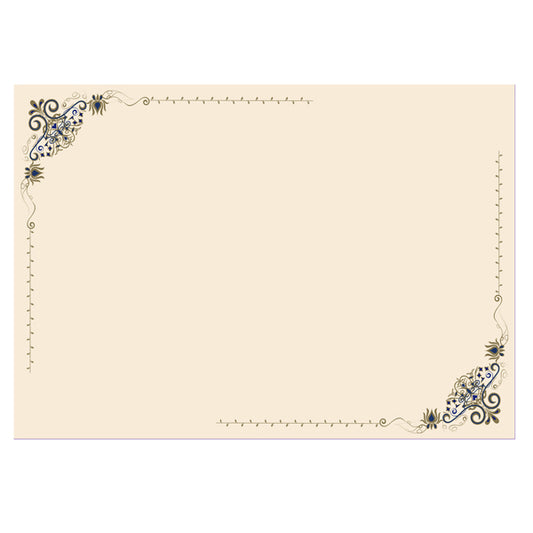 REX SADOCH - PERGA4-01 - Diplomi - stampa offset volute - A4 - 120 gr - avorio - Sadoch - conf. 10 pezzi - 104041 -  Conf. da 1 Pz.