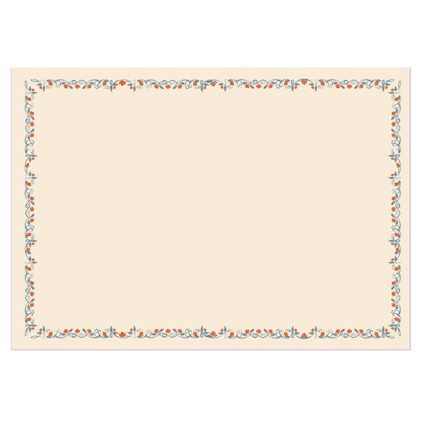 REX SADOCH - PERGA4-02 - Diplomi - stampa offset fiori - A4 - 120 gr - avorio - Sadoch - conf. 10 pezzi - 104042 -  Conf. da 1 Pz.